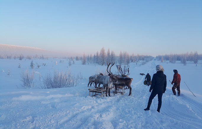 Алдан. Якутия. Зима