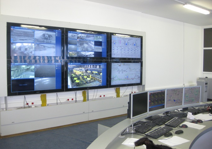 Station of process monitoring and supervision